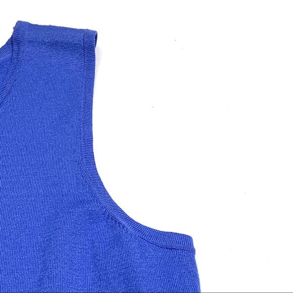 J’ENVIE Jackets & Coats Jenvie Vest Top Knitted Blue Stretch Career
